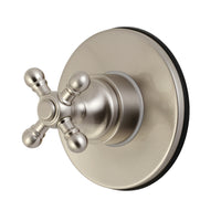 Thumbnail for Kingston Brass KS3038BX 3-Way Diverter Valve with Trim Kit, Brushed Nickel - BNGBath