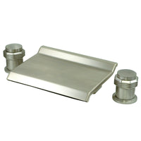 Thumbnail for Kingston Brass KS2248MR Milano Roman Tub Faucet, Brushed Nickel - BNGBath