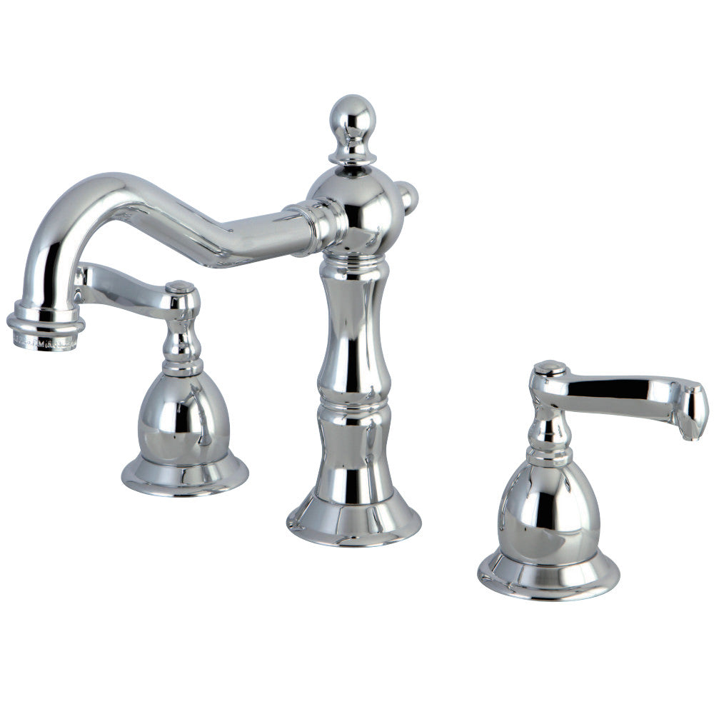 Kingston Brass KS1971FL 8 in. Widespread Bathroom Faucet, Polished Chrome - BNGBath