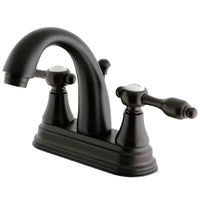 Thumbnail for Kingston Brass KS7615TAL 4 in. Centerset Bathroom Faucet, Oil Rubbed Bronze - BNGBath