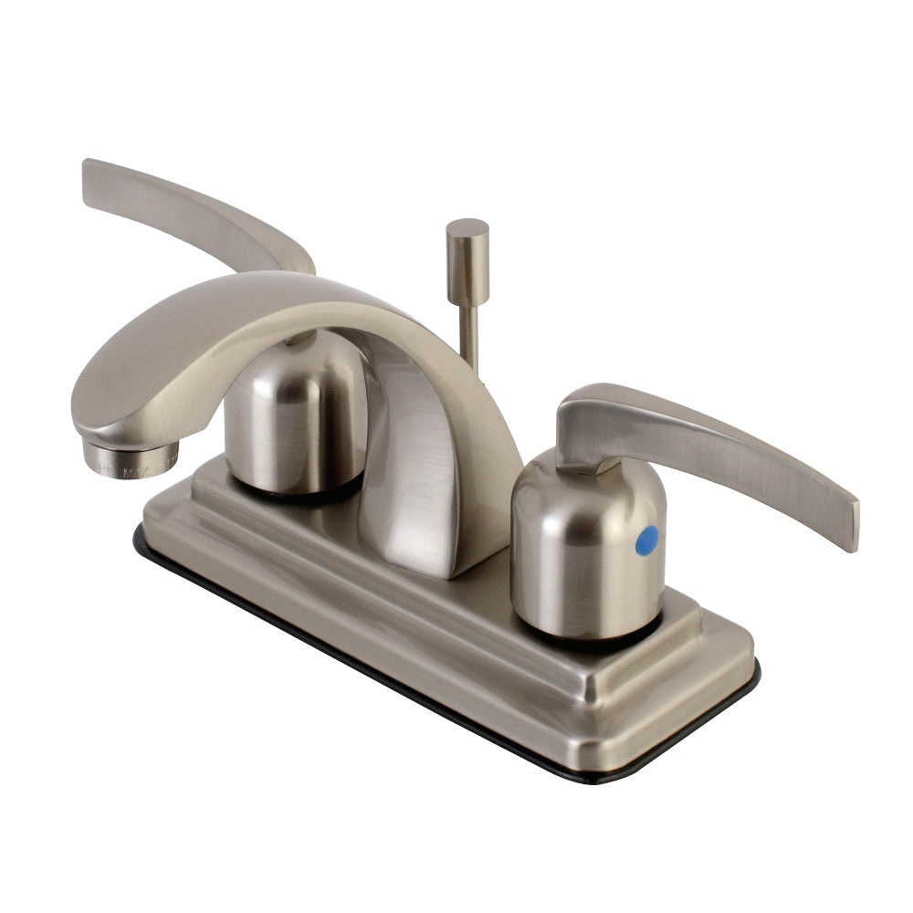 Kingston Brass KB4648EFL 4 in. Centerset Bathroom Faucet, Brushed Nickel - BNGBath