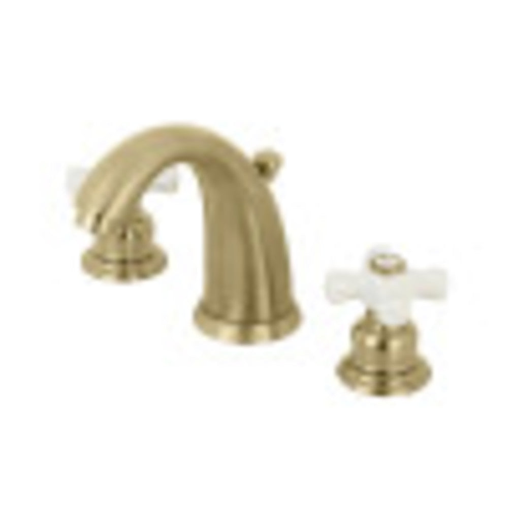 Kingston Brass KB987PXSB Victorian 2-Handle 8 in. Widespread Bathroom Faucet, Brushed Brass - BNGBath