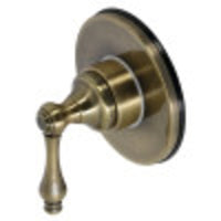 Thumbnail for Kingston Brass KS3033AL 3-Way Diverter Valve with Trim Kit, Antique Brass - BNGBath