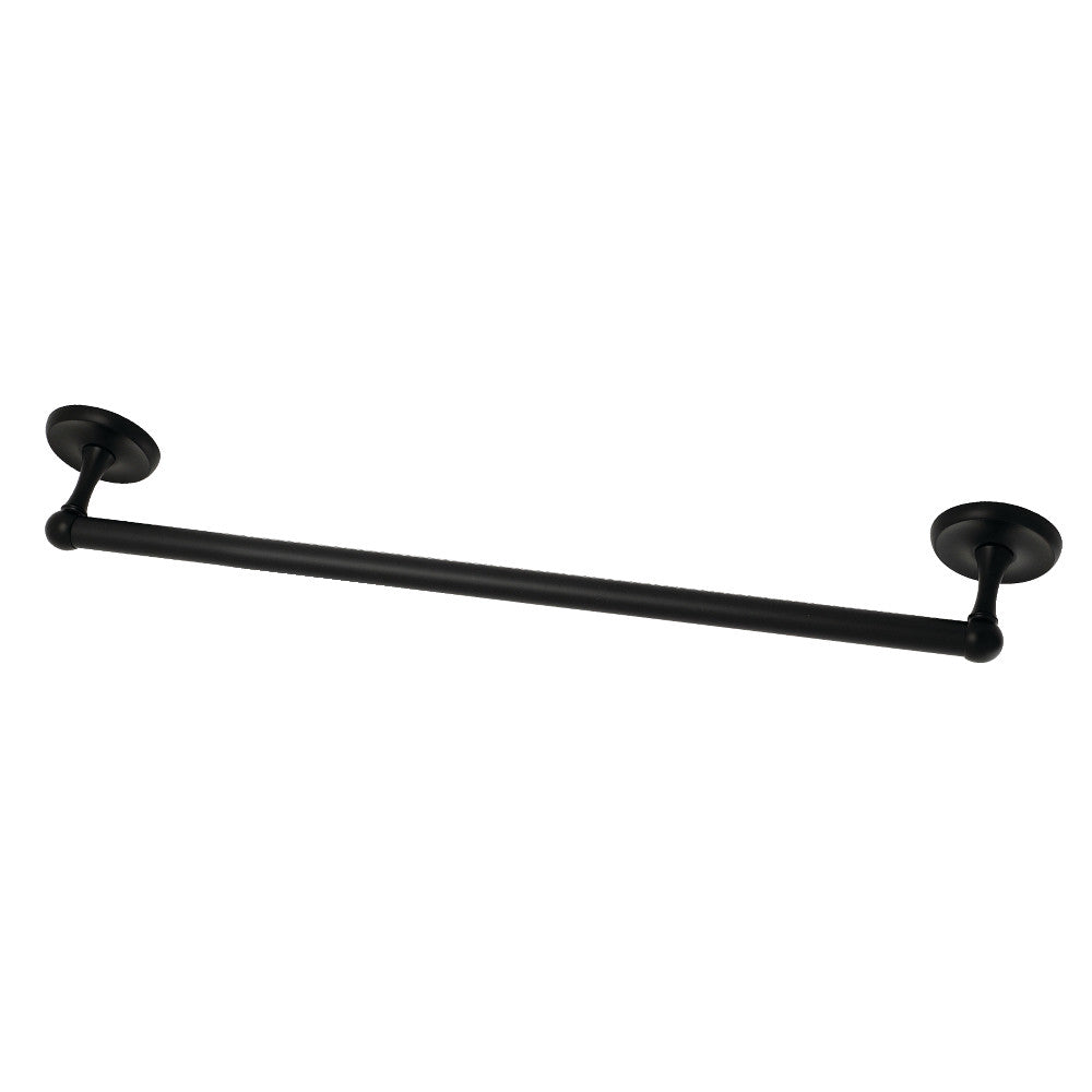 Kingston Brass BA312MB Classic 18-Inch Towel Bar, Matte Black - BNGBath