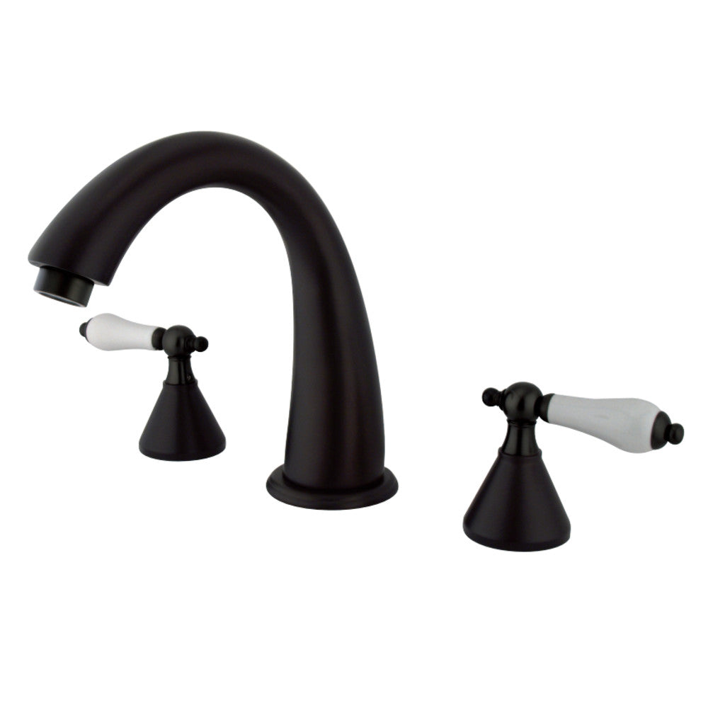 Kingston Brass KS2365PL Naples Roman Tub Faucet, Oil Rubbed Bronze - BNGBath