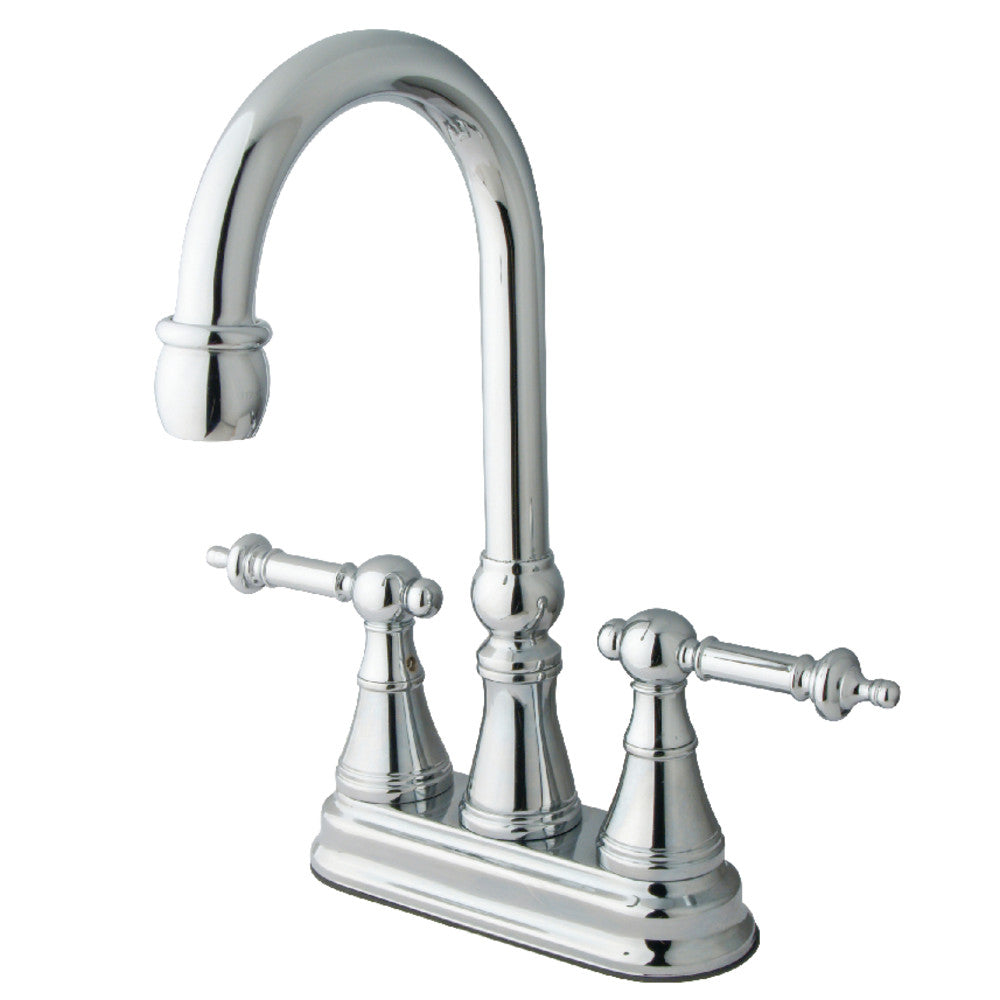 Kingston Brass KS2491TL Bar Faucet, Polished Chrome - BNGBath