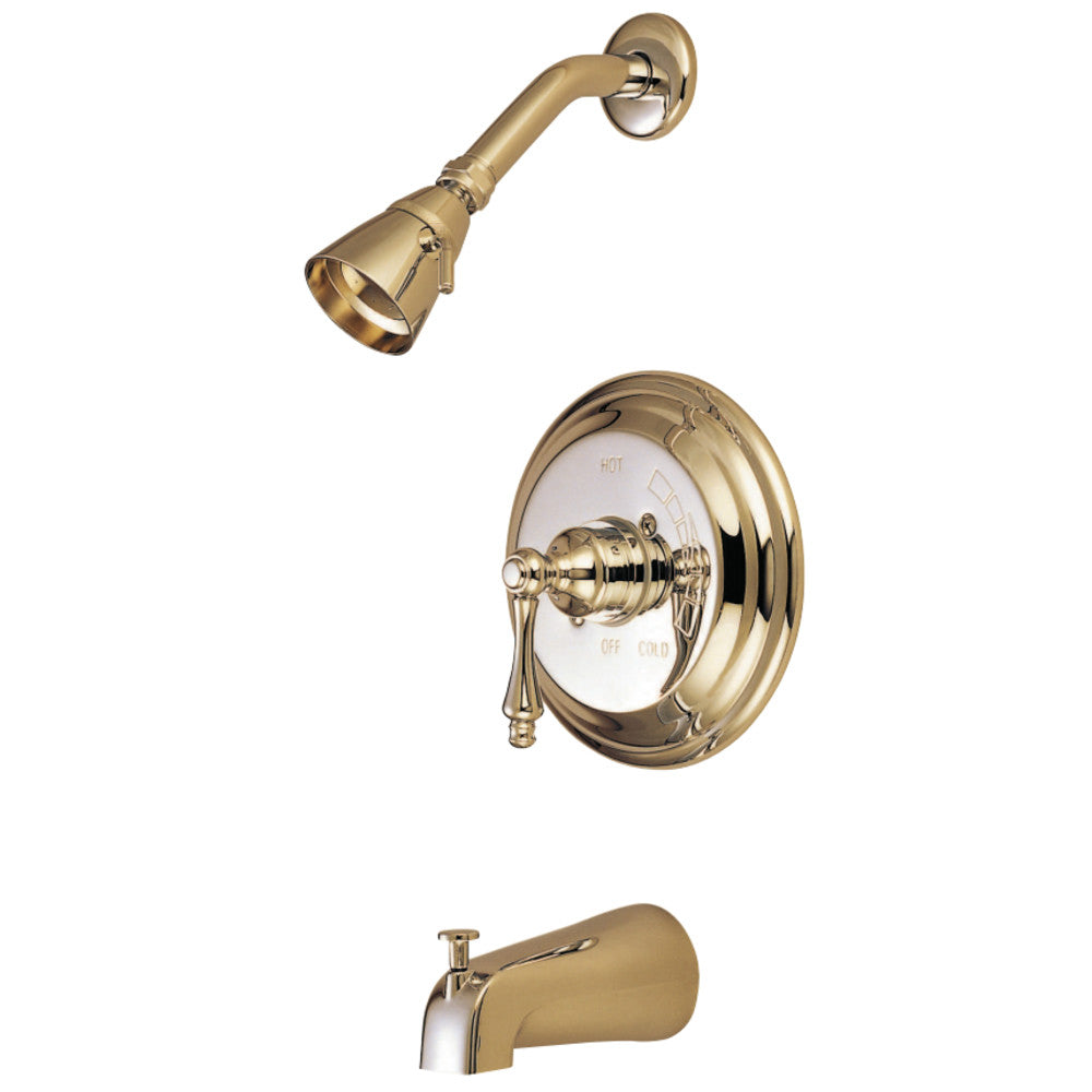 Kingston Brass KB3632ALT Tub and Shower Trim, Polished Brass - BNGBath