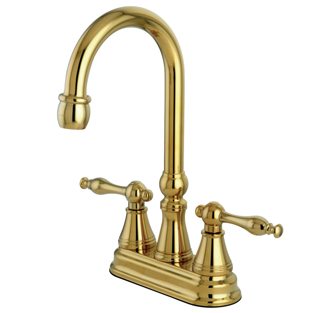 Kingston Brass KS2492NL Bar Faucet, Polished Brass - BNGBath