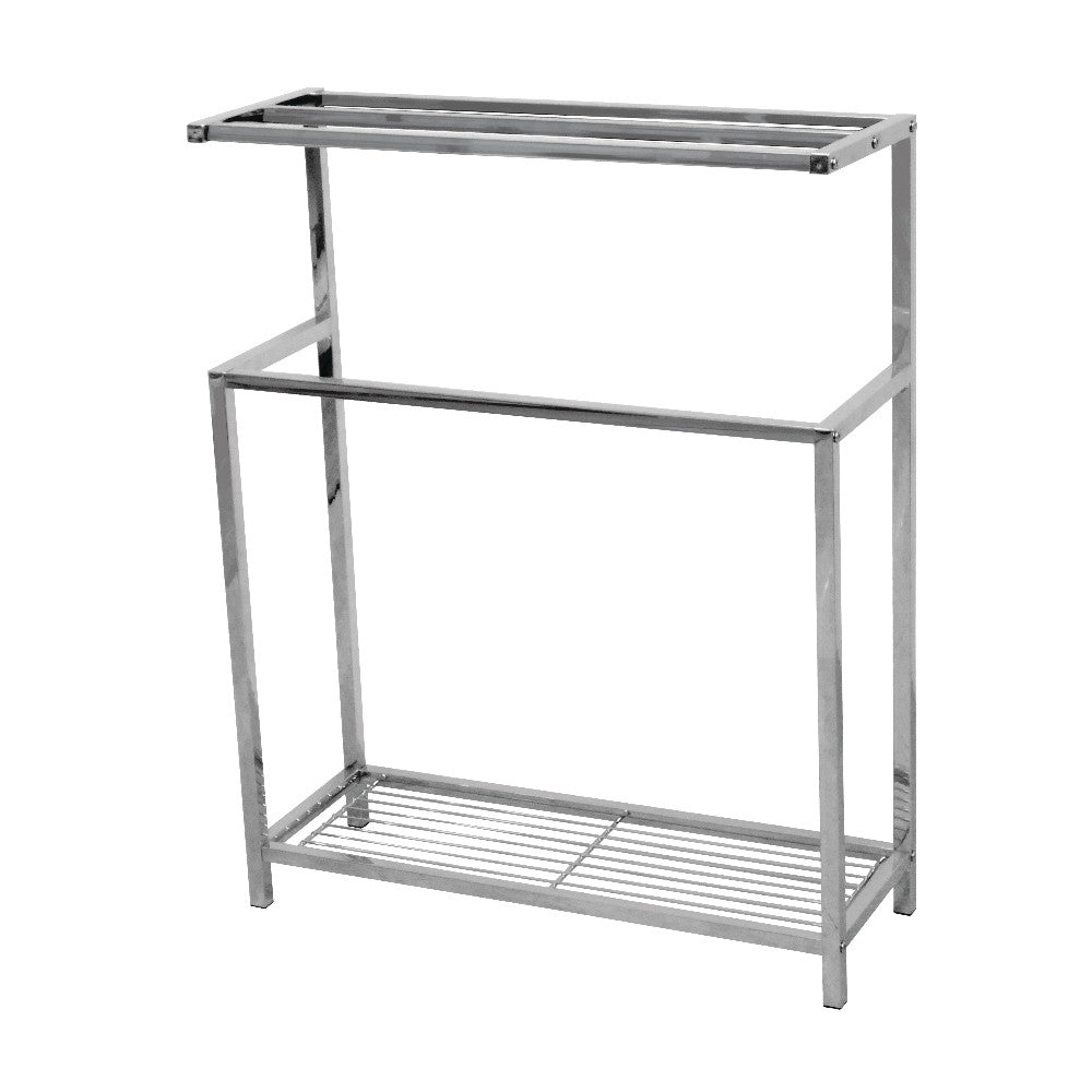 Kingston Brass SCC8361 Edenscape Freestanding Iron Towel Rack, Polished Chrome - BNGBath