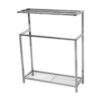 Thumbnail for Kingston Brass SCC8361 Edenscape Freestanding Iron Towel Rack, Polished Chrome - BNGBath