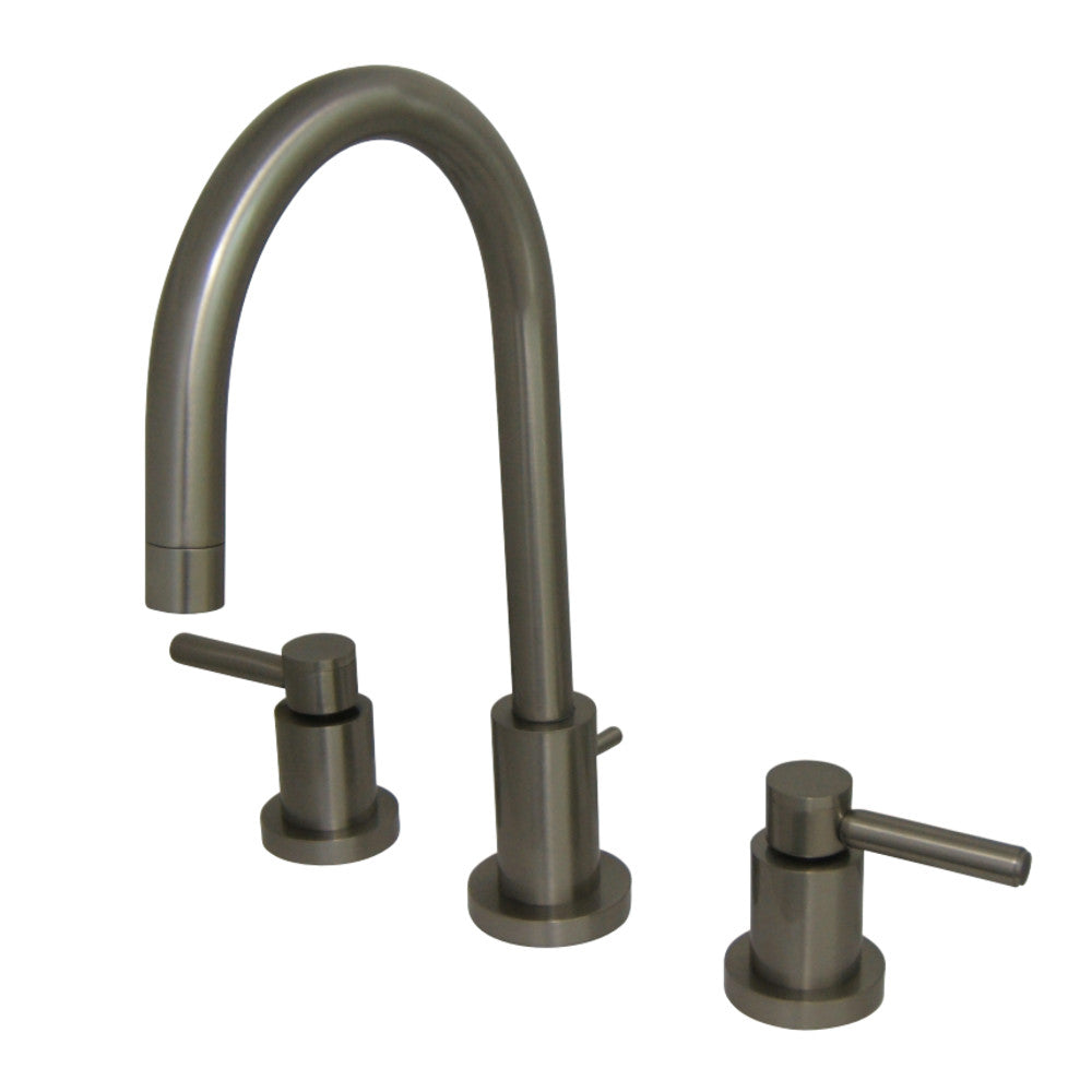 Kingston Brass KS8958DL Mini-Widespread Bathroom Faucet, Brushed Nickel - BNGBath