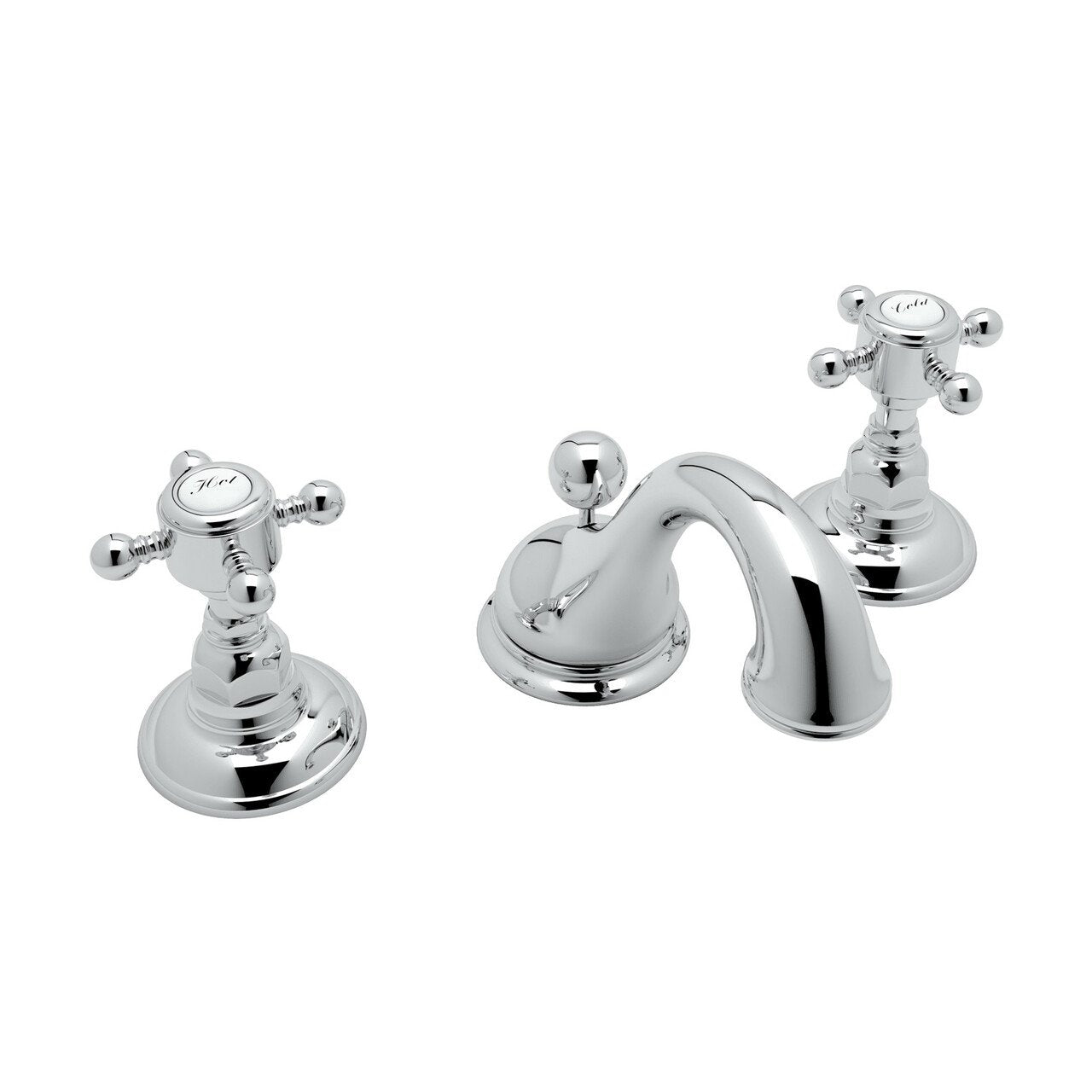 ROHL Viaggio C-Spout Widespread Bathroom Faucet - BNGBath