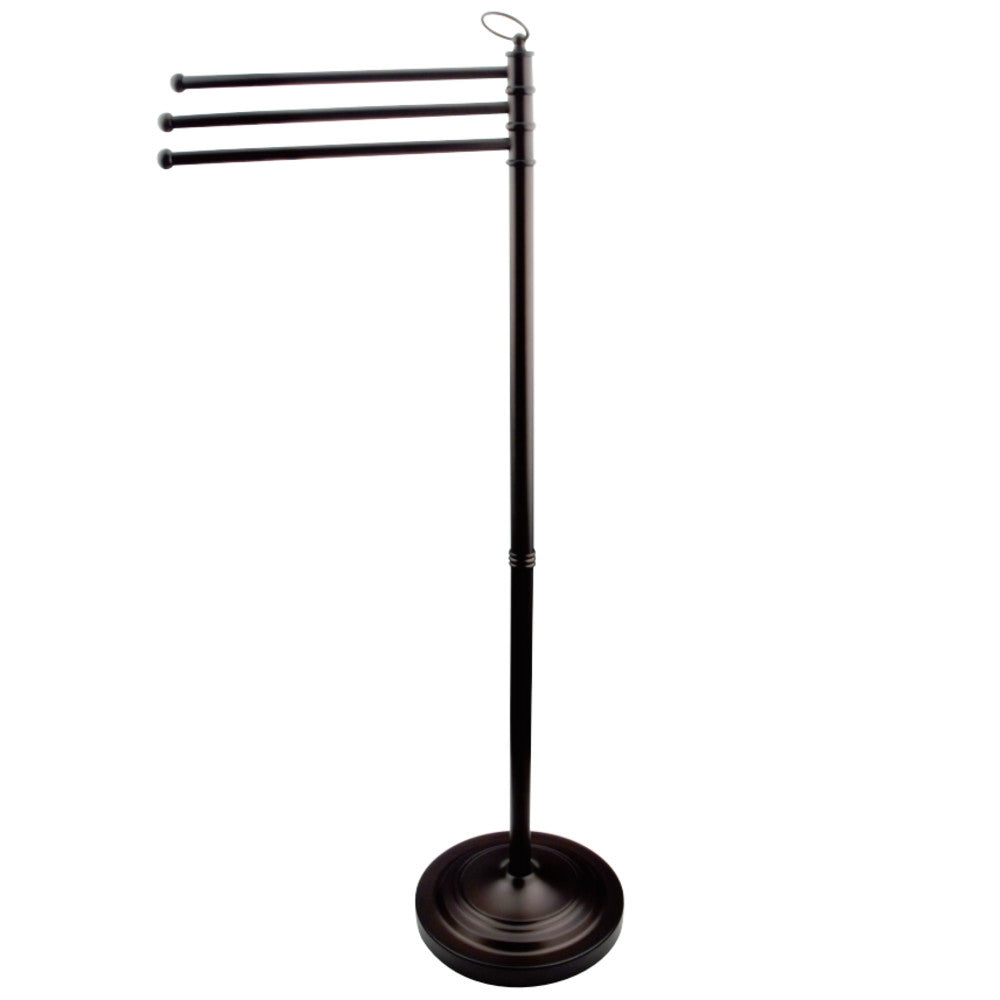 Kingston Brass CC2025 Vintage Pedestal Towel Bar, Oil Rubbed Bronze - BNGBath