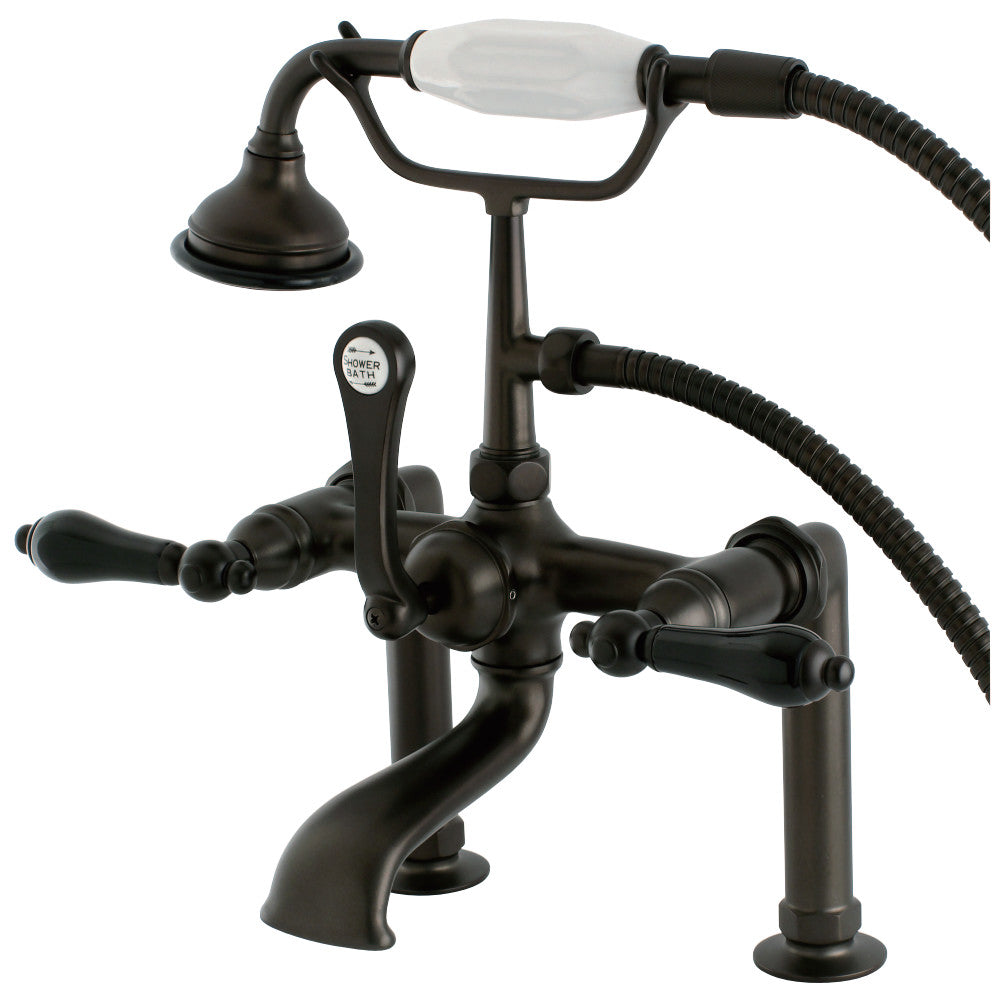 Aqua Vintage AE103T5PKL Duchess Deck Mount Clawfoot Tub Faucet, Oil Rubbed Bronze - BNGBath