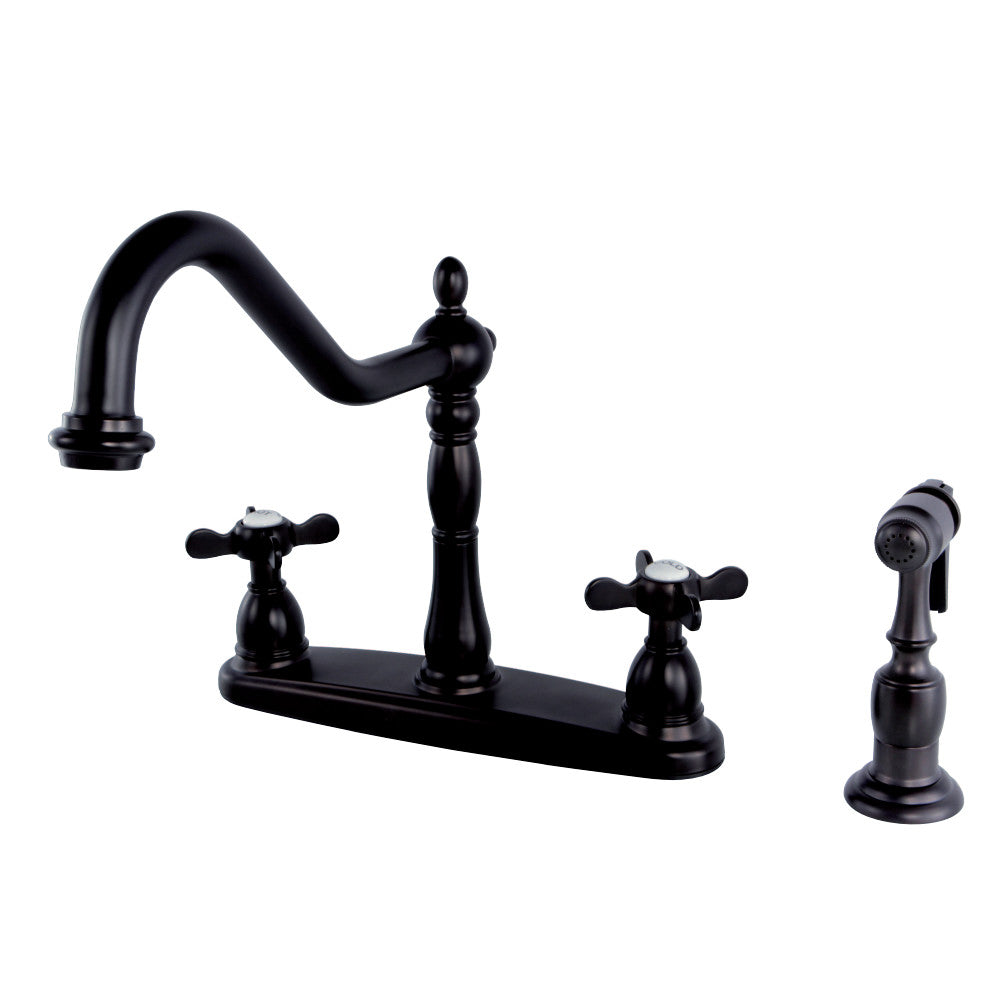 Kingston Brass KB1755BEXBS Essex Centerset Kitchen Faucet, Oil Rubbed Bronze - BNGBath