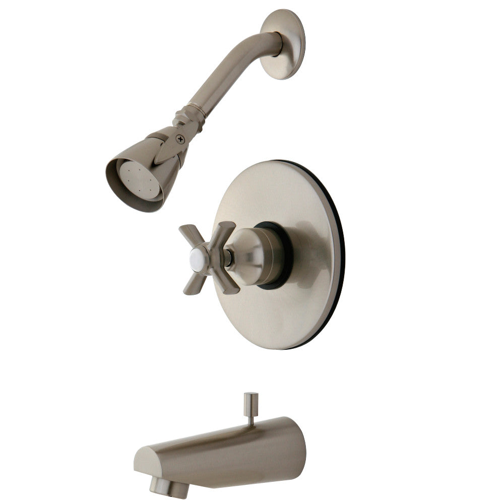 Kingston Brass KB8698ZX Tub/Shower Faucet, Brushed Nickel - BNGBath