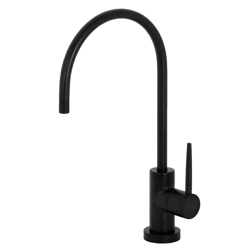 Kingston Brass KS8190NYL New York Single-Handle Cold Water Filtration Faucet, Matte Black - BNGBath