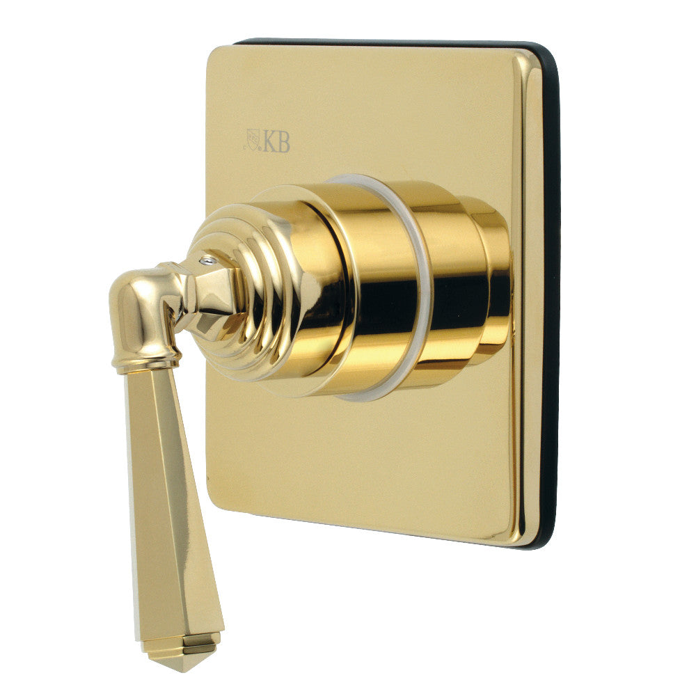 Kingston Brass KS3042HL Metropolitan 3-Way Diverter Valve with Trim Kit, Polished Brass - BNGBath