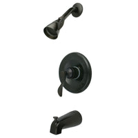 Thumbnail for Kingston Brass KB1635DFL NuFrench Tub & Shower Faucet, Oil Rubbed Bronze - BNGBath