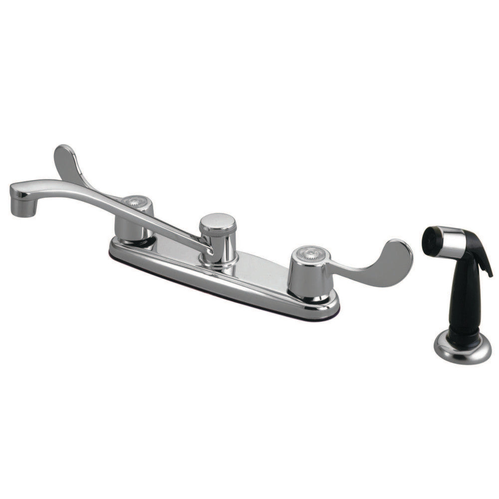 Kingston Brass GKB292 Magellan Centerset Kitchen Faucet, Polished Chrome - BNGBath