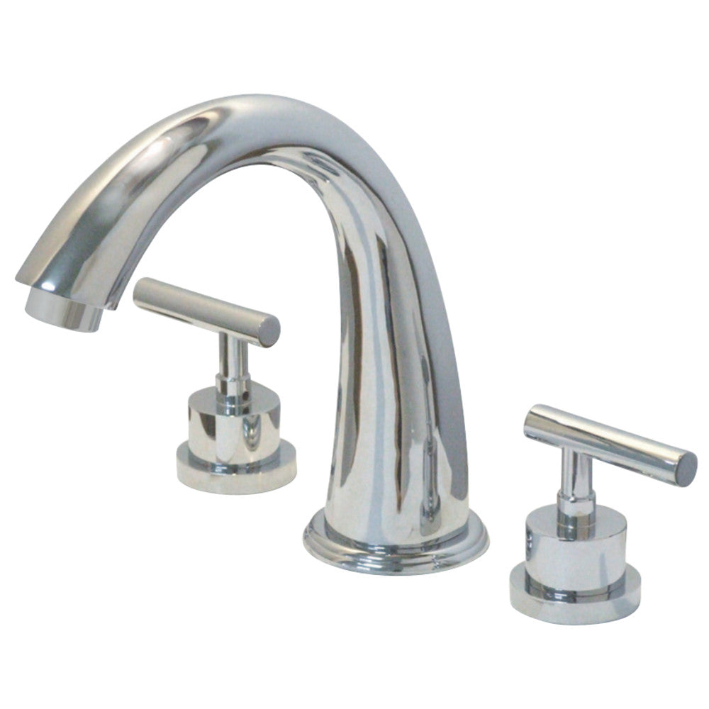 Kingston Brass KS2361CML Manhattan Roman Tub Faucet, Polished Chrome - BNGBath