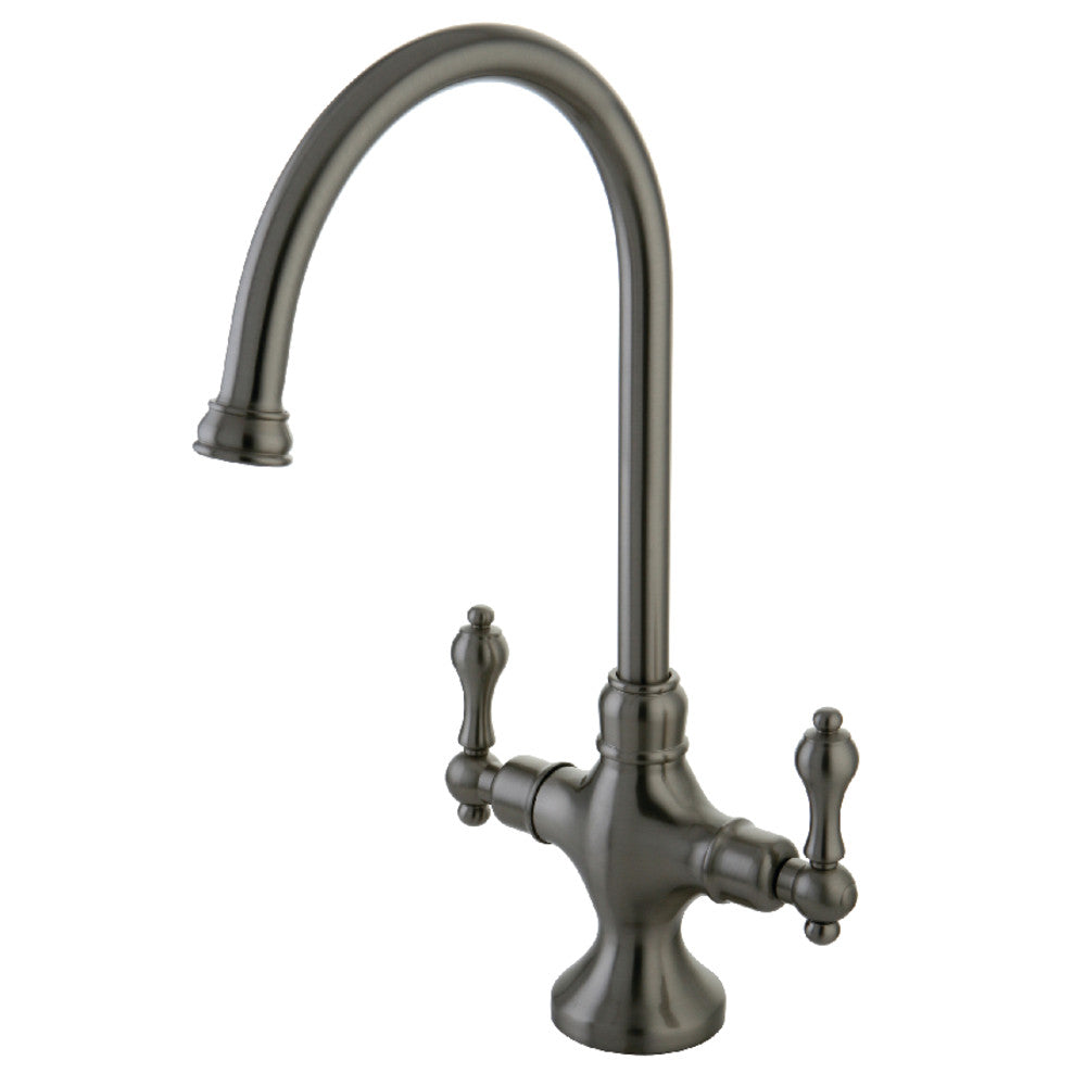 Kingston Brass KS1768ALLS Kitchen Faucet, Brushed Nickel - BNGBath