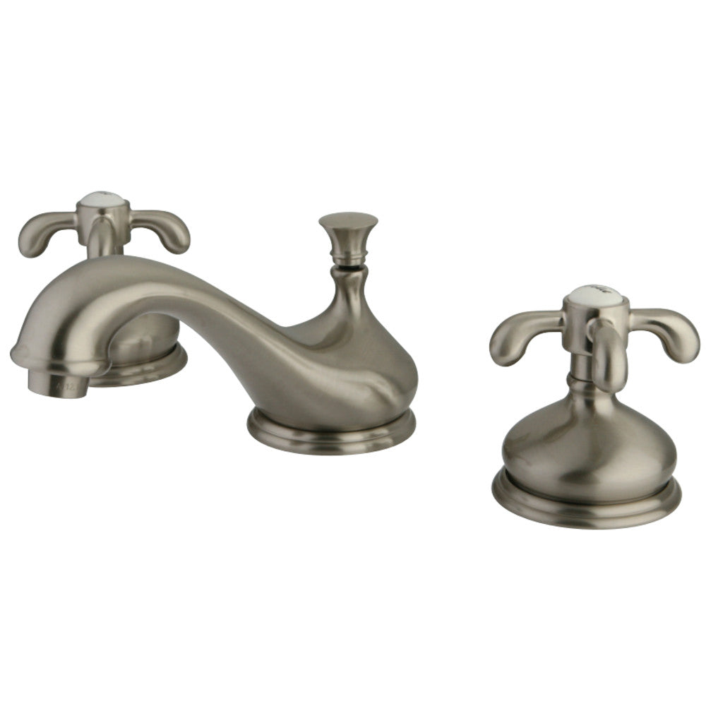 Kingston Brass KS1168TX 8 in. Widespread Bathroom Faucet, Brushed Nickel - BNGBath