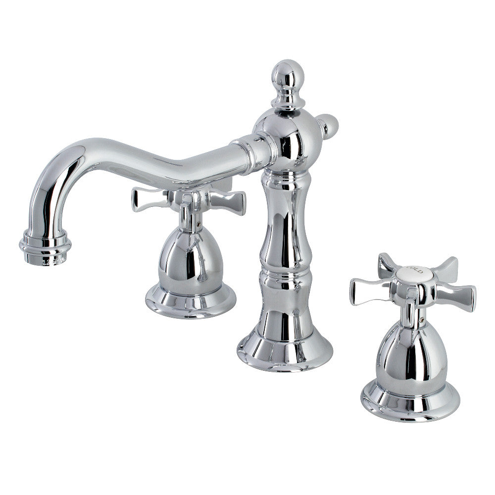 Kingston Brass KS1971NX Hamilton Widespread Bathroom Faucet with Brass Pop-Up, Polished Chrome - BNGBath