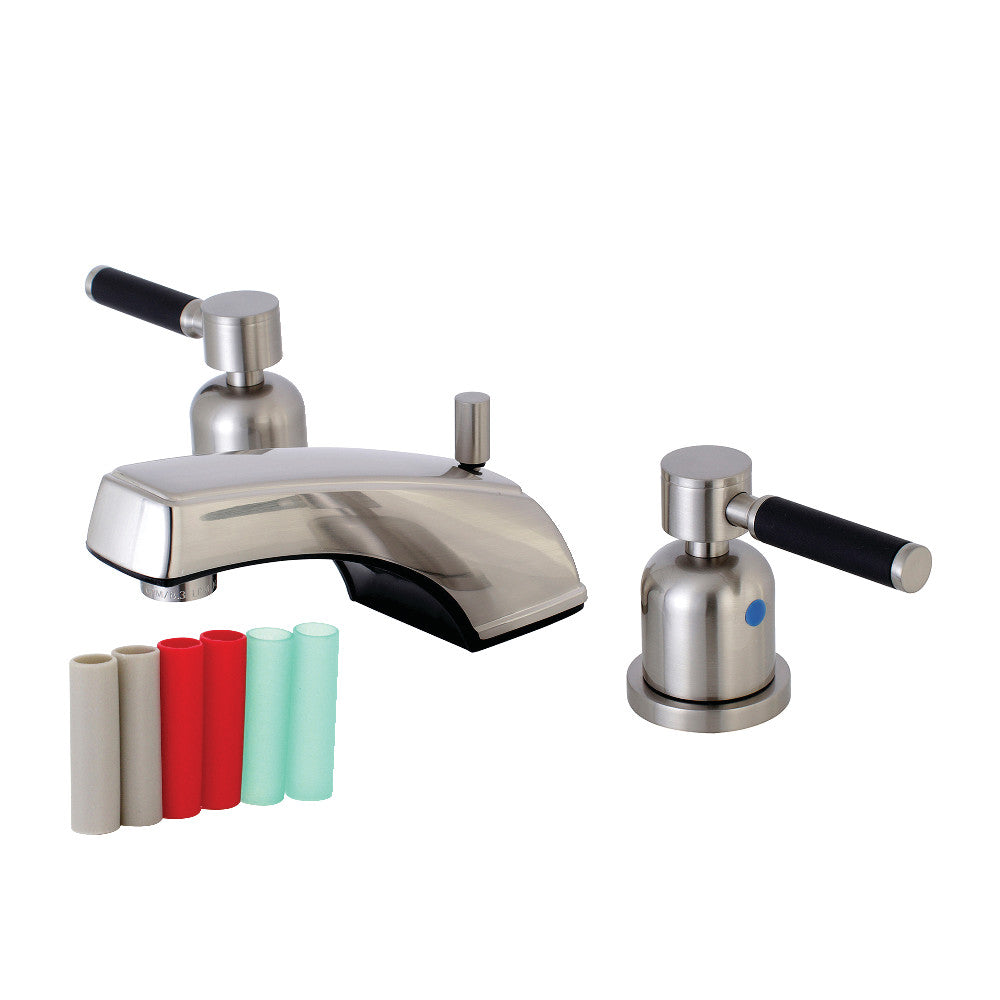 Kingston Brass KB8928DKL 8 in. Widespread Bathroom Faucet, Brushed Nickel - BNGBath