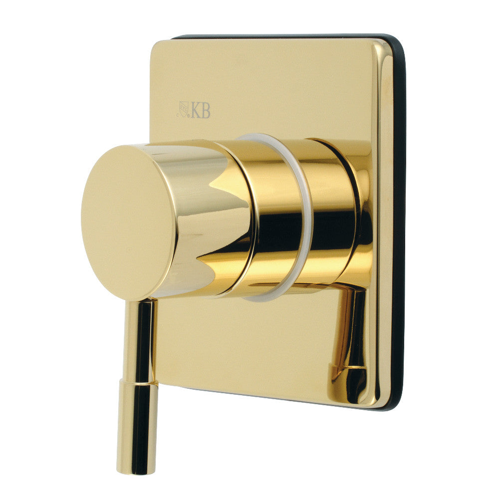 Kingston Brass KS3042DL Concord 3-Way Diverter Valve with Trim Kit, Polished Brass - BNGBath