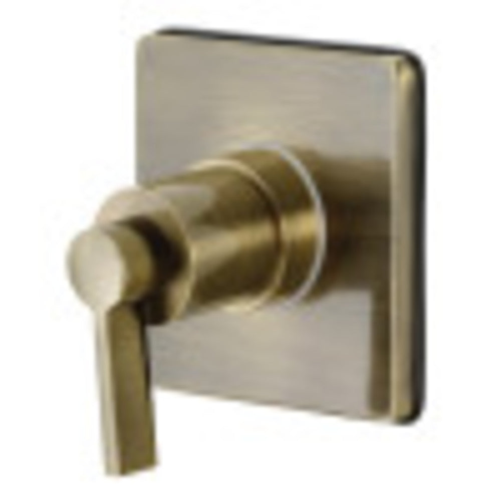 Kingston Brass KS3043NDL NuvoFusion 3-Way Diverter Valve with Trim Kit, Antique Brass - BNGBath