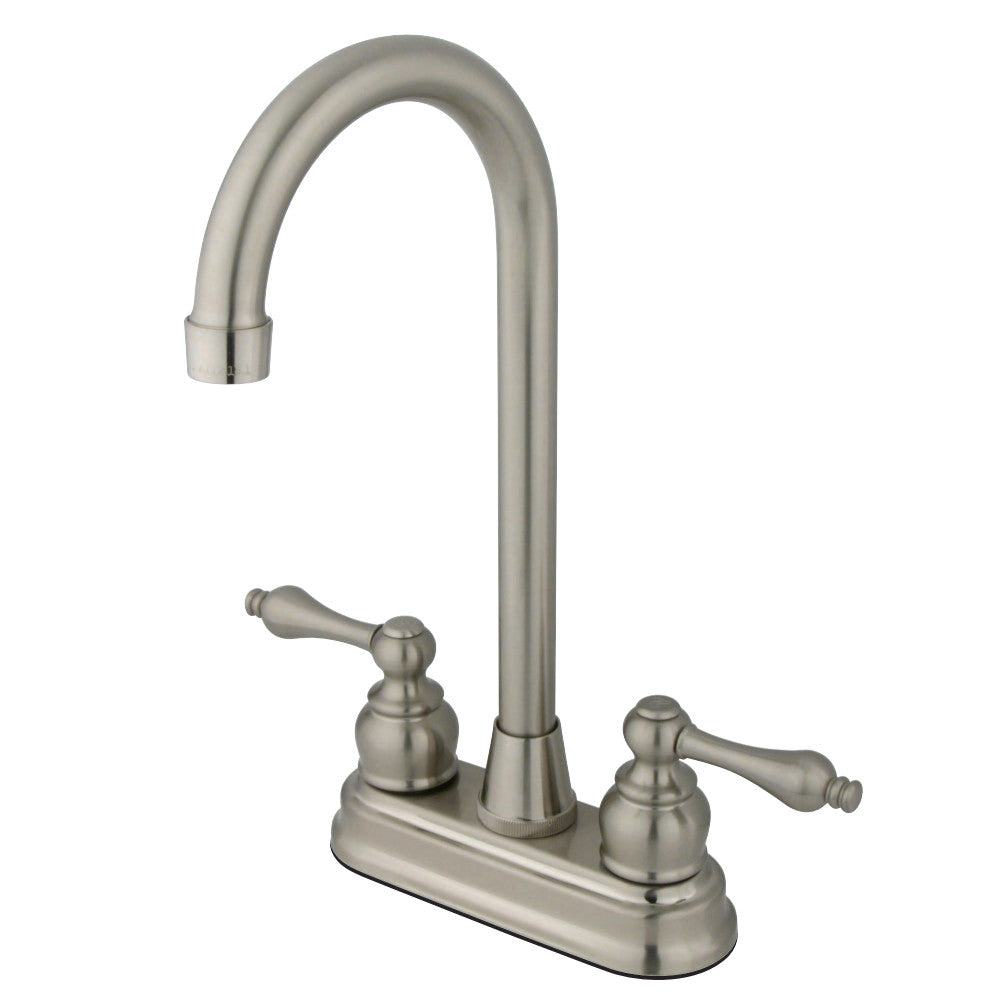 Kingston Brass FB498AL Victorian 4-Inch Centerset Bar Faucet, Brushed Nickel - BNGBath