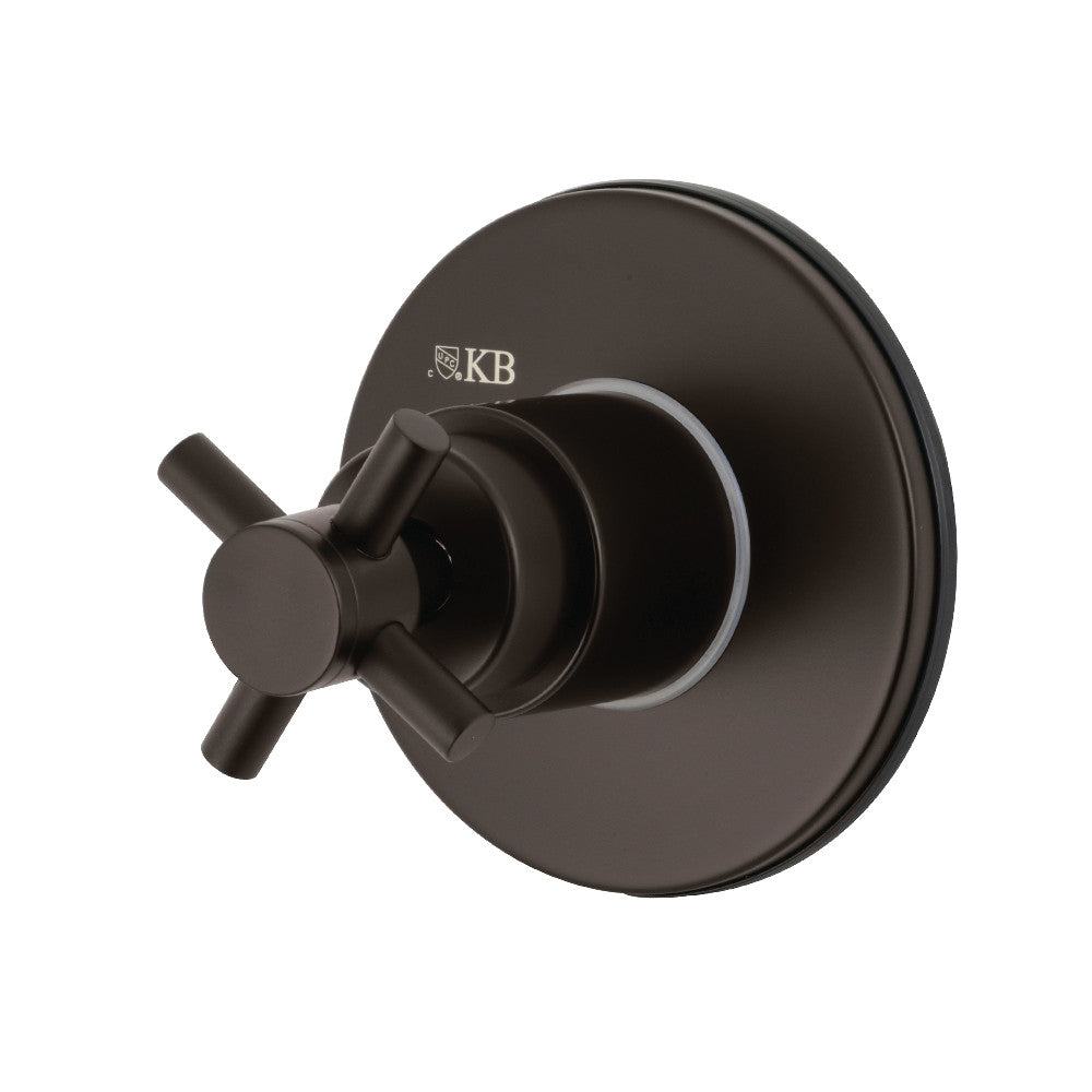 Kingston Brass KS3035DX Concord 3-Way Diverter Valve with Trim Kit, Oil Rubbed Bronze - BNGBath