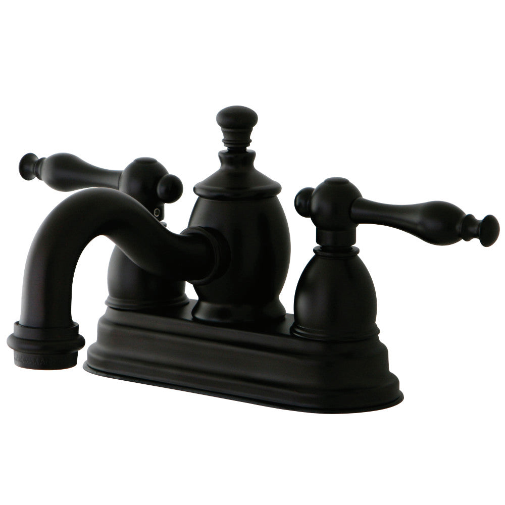 Kingston Brass KS7105NL 4 in. Centerset Bathroom Faucet, Oil Rubbed Bronze - BNGBath