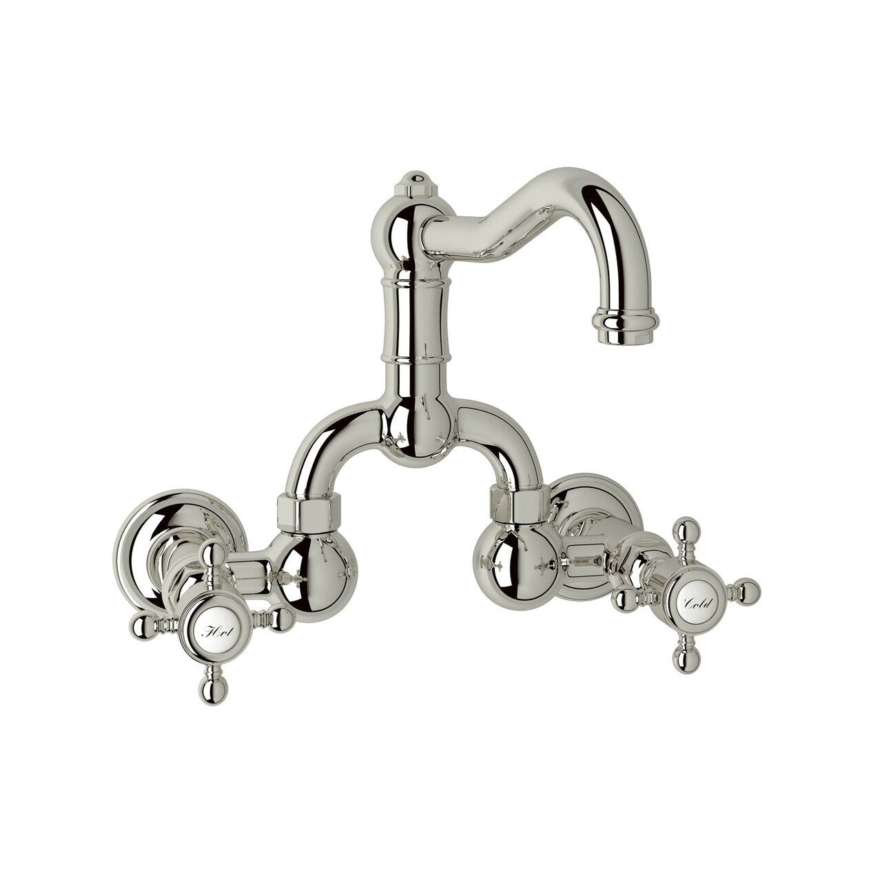 ROHL Acqui Wall Mount Bridge Bathroom Faucet - BNGBath