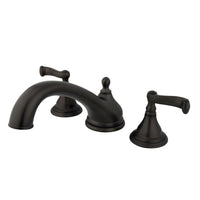 Thumbnail for Kingston Brass KS5535FL Royale Roman Tub Faucet, Oil Rubbed Bronze - BNGBath