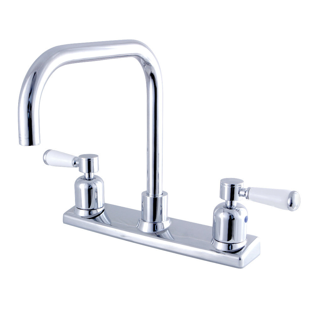 Kingston Brass FB2141DPL Paris 8-Inch Centerset Kitchen Faucet, Polished Chrome - BNGBath