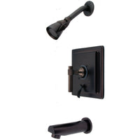 Thumbnail for Kingston Brass KB86550ML Milano Tub & Shower Faucet, Oil Rubbed Bronze - BNGBath