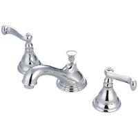 Thumbnail for Kingston Brass KS5561FL 8 in. Widespread Bathroom Faucet, Polished Chrome - BNGBath