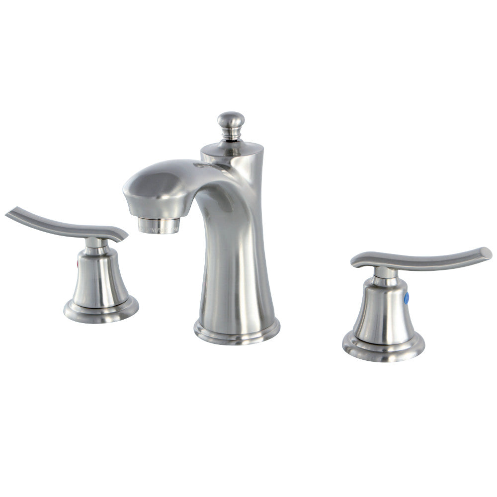 Kingston Brass KB7968JL 8 in. Widespread Bathroom Faucet, Brushed Nickel - BNGBath