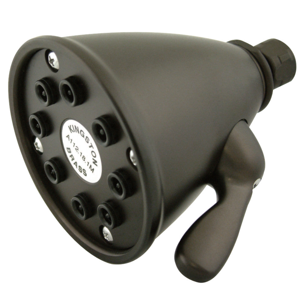 Kingston Brass CK139A5 Victorian 3-5/8" Adjustable Brass Shower Head, Oil Rubbed Bronze - BNGBath