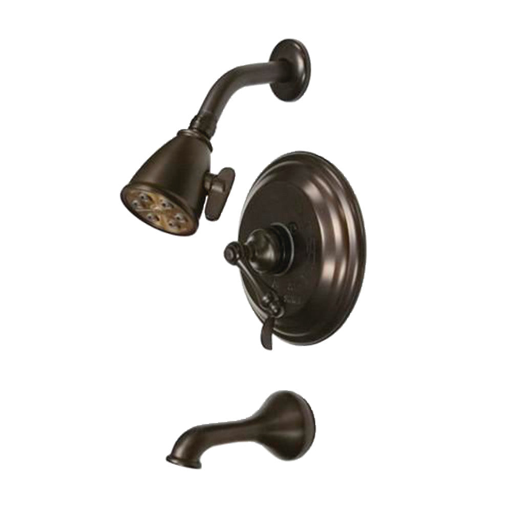 Kingston Brass VB36350AL Tub and Shower Faucet, Oil Rubbed Bronze - BNGBath