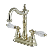 Thumbnail for Kingston Brass KB1492WLL Wilshire Two-Handle Bar Faucet, Polished Brass - BNGBath