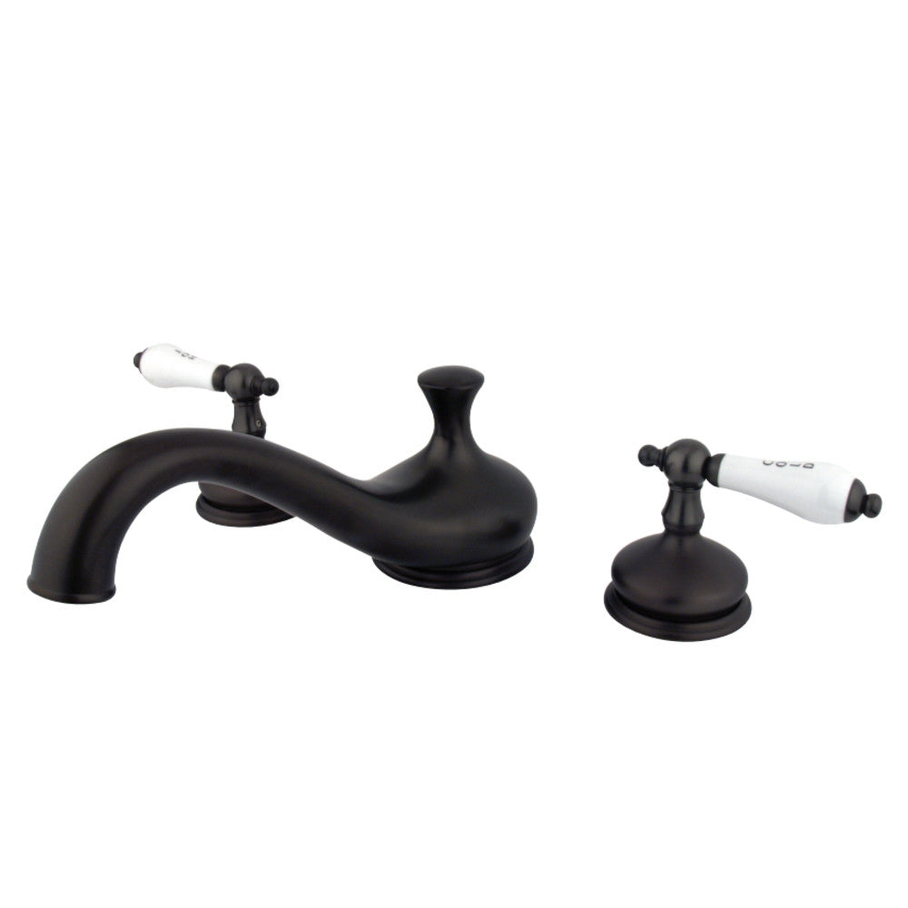 Kingston Brass KS3335PL Heritage Roman Tub Faucet, Oil Rubbed Bronze - BNGBath