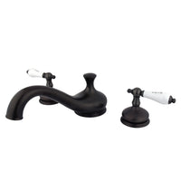 Thumbnail for Kingston Brass KS3335PL Heritage Roman Tub Faucet, Oil Rubbed Bronze - BNGBath