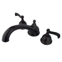 Thumbnail for Kingston Brass KS3355FL Roman Tub Faucet, Oil Rubbed Bronze - BNGBath