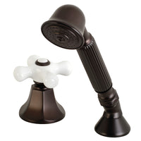 Thumbnail for Kingston Brass KSK4305PXTR Transfer Valve Set for Roman Tub Faucet, Oil Rubbed Bronze - BNGBath