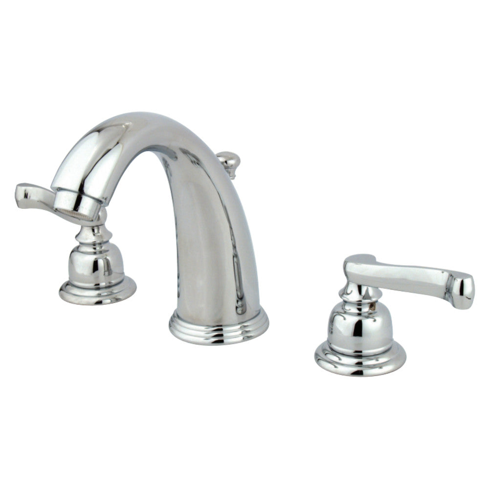 Kingston Brass KB981FL Widespread Bathroom Faucet, Polished Chrome - BNGBath