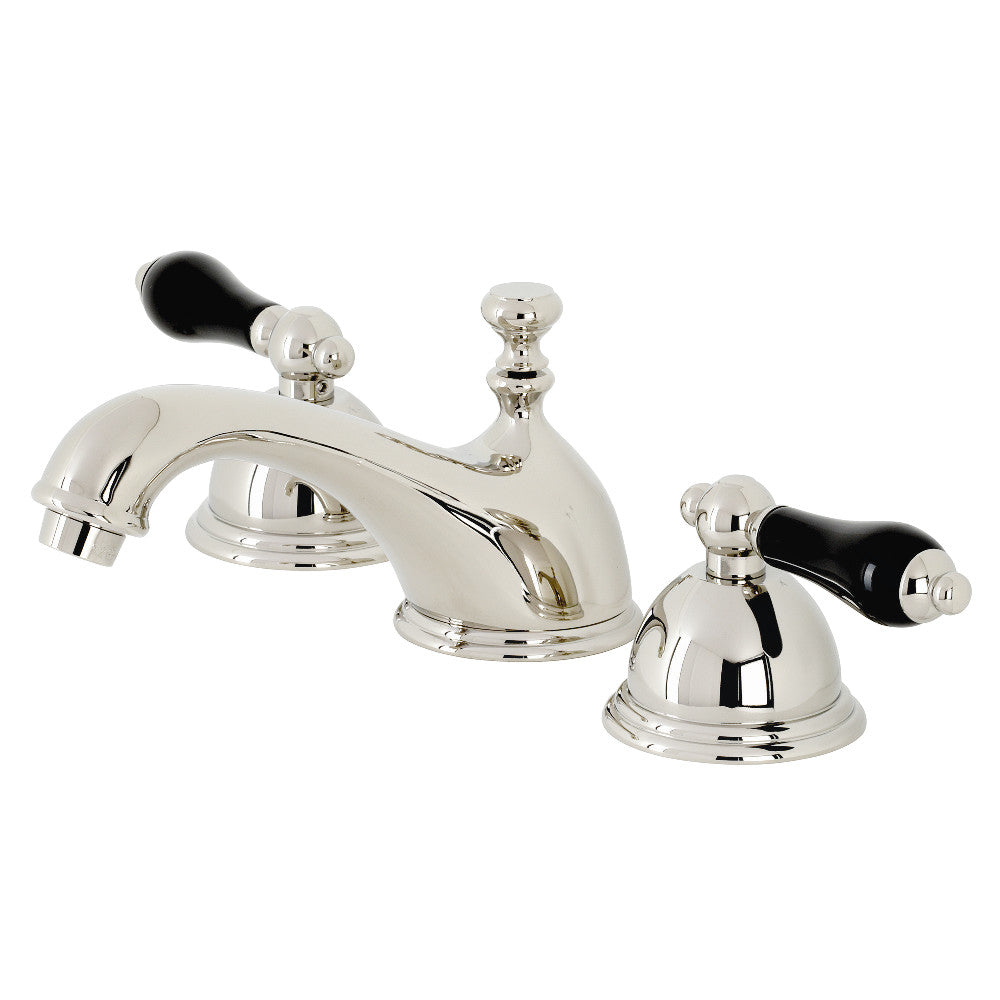 Kingston Brass KS3966PKL Duchess Widespread Bathroom Faucet with Brass Pop-Up, Polished Nickel - BNGBath