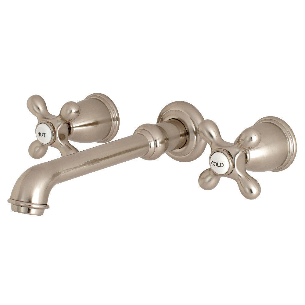 Kingston Brass KS7028AX English Country Wall Mount Roman Tub Faucet, Brushed Nickel - BNGBath